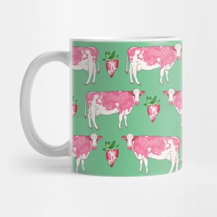 Strawberry Cow Pattern Mug